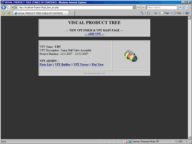 New VPT Created